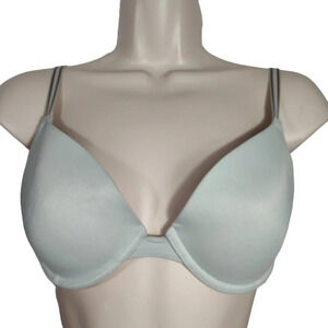 Victorias Secret Wear Everywhere Demi Bra Women Size 32DD Green FLAW